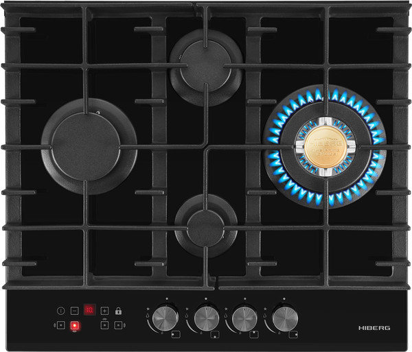 Газовая варочная панель Hiberg VM 6145 B- фото