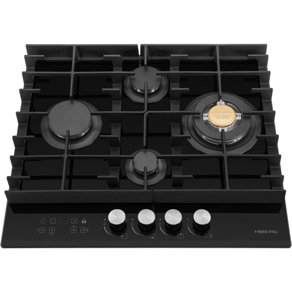 Газовая варочная панель Hiberg VM 6145 B- фото4