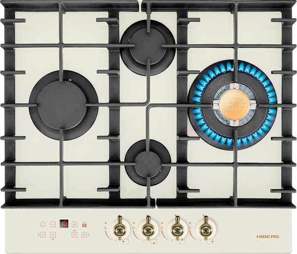 Газовая варочная панель Hiberg VM 6145 RY- фото