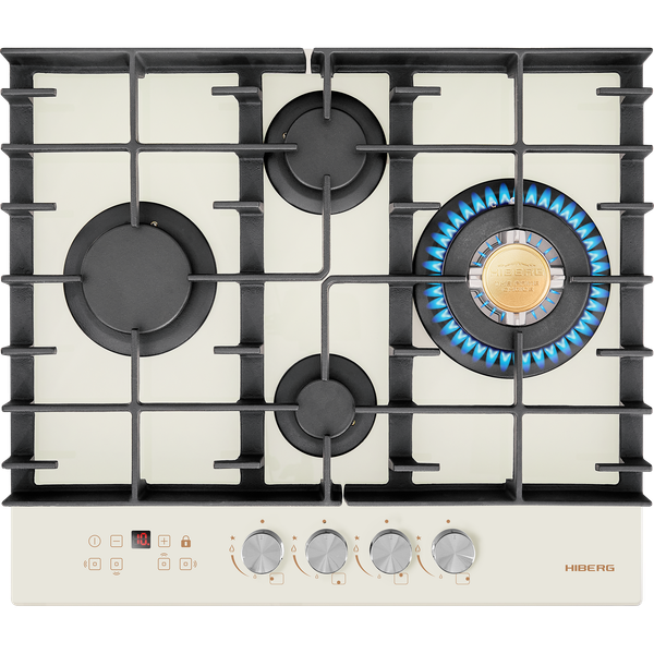 Газовая варочная панель Hiberg VM 6145 RY- фото2
