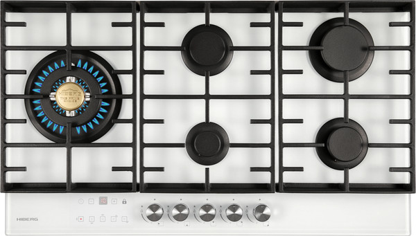 Газовая варочная панель Hiberg VM 9155 W- фото