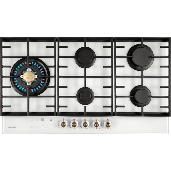 Газовая варочная панель Hiberg VM 9155 W- фото2
