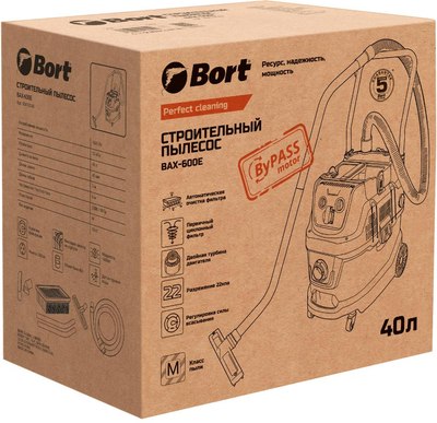 Профессиональный пылесос Bort BAX-600E (93418149)- фото8