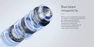 Вертикальный пылесос BQ VCA0104H (серый)- фото9