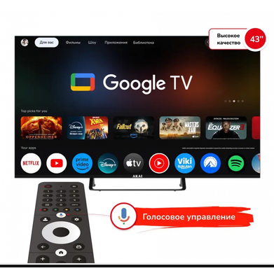 Телевизор Akai UHD GoogleTV 43 / TA43BU700- фото2
