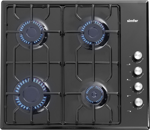 Газовая варочная панель Simfer H60Q40B471- фото