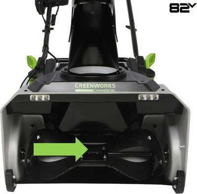 Снегоуборщик аккумуляторный Greenworks 82SN22 / 2603307- фото8