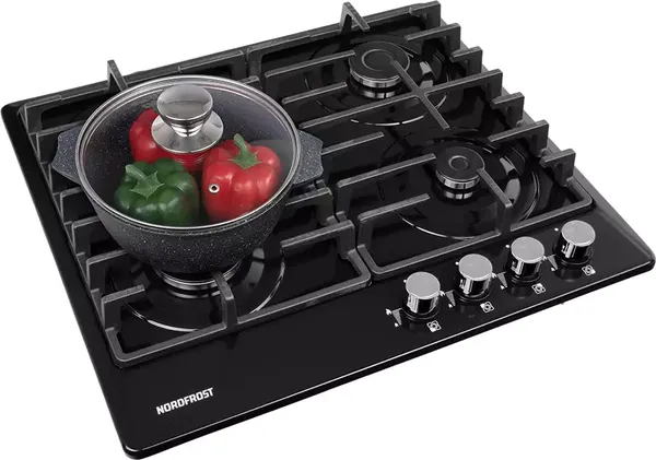 Газовая варочная панель Nordfrost HS 6041 B- фото4
