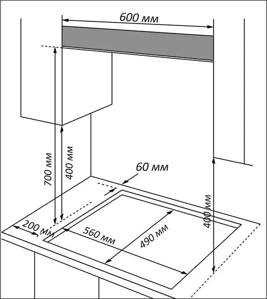 Газовая варочная панель Nordfrost HM 6044 B- фото3