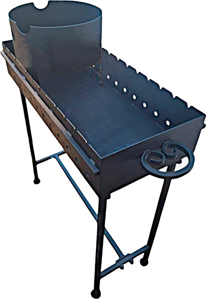 Мангал СтальСнабДизайн МК-11 Мастер 800 с подставкой для казана- фото2