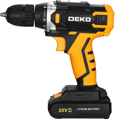 Аккумуляторная дрель-шуруповерт Deko Banger 20V One+ / 083-1042- фото3