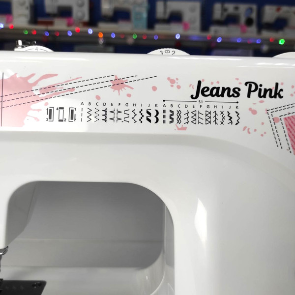 Швейная машина Jaguar Jeans Pink- фото3