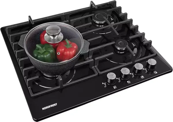 Газовая варочная панель Nordfrost HS 6043 B- фото5