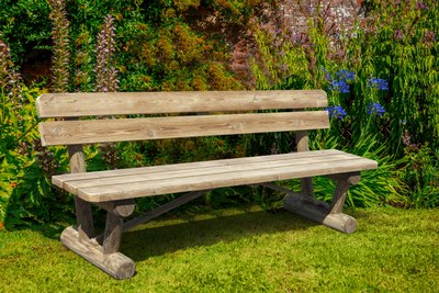 Скамья садовая Массив-Древ L150М 1500x600xН811- фото2