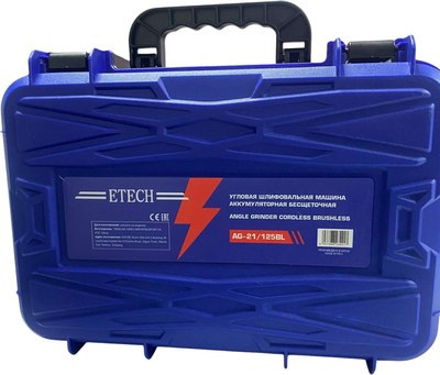 Угловая шлифовальная машина Etech AG-21/125BL- фото9