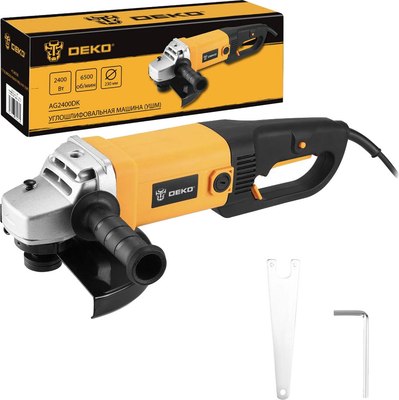 Угловая шлифовальная машина Deko AG2400DK / 083-1030- фото4