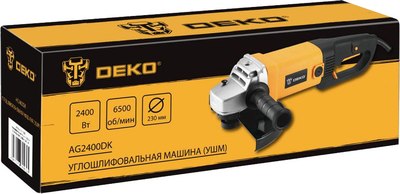Угловая шлифовальная машина Deko AG2400DK / 083-1030- фото5