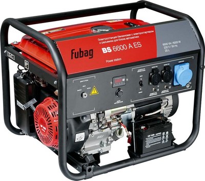 Бензиновый генератор Fubag BS 6600 AES (646281)- фото
