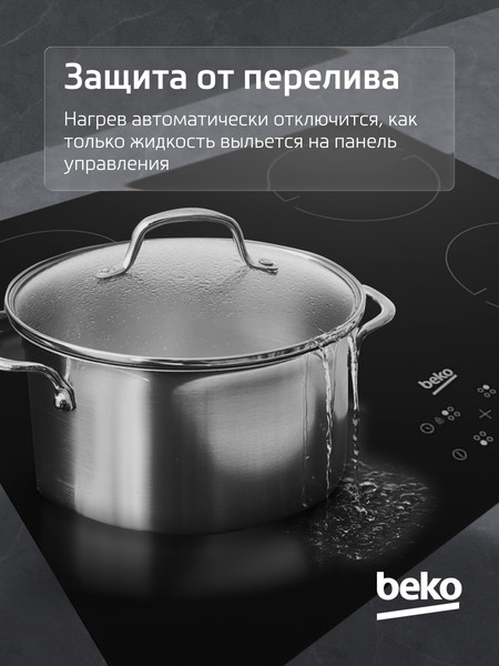 Индукционная варочная панель Beko HII64401QT- фото9