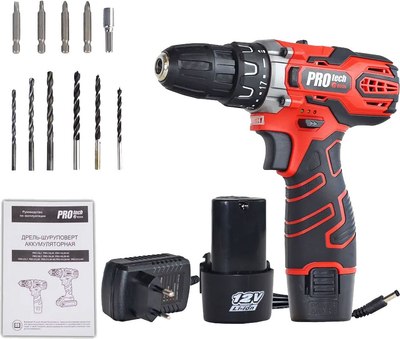 Шуруповерт Edon PROtech PRO-12L1 / 21452- фото