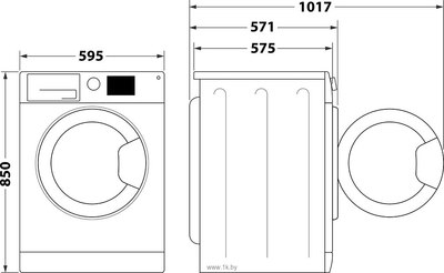 Стиральная машина Whirlpool FFL7259BPL- фото8