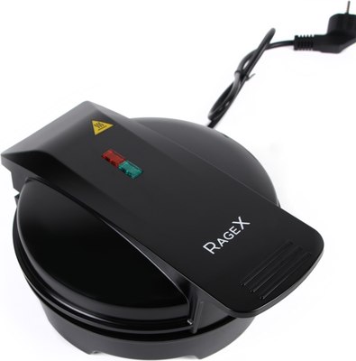 Вафельница RageX R703-000 (черный)- фото5