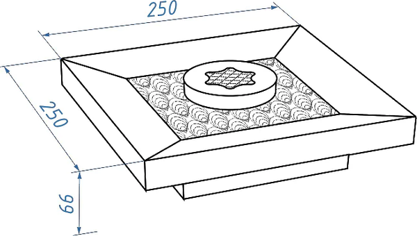 Биокамин Firelight BFP/T-2525 Cup- фото7