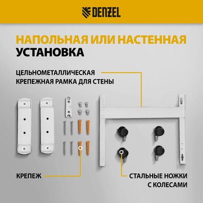 Конвектор Denzel XCE-1000 / 98130- фото6