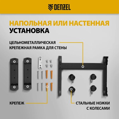 Конвектор Denzel XCE-1000B / 98127- фото6