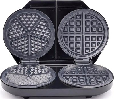 Вафельница Gorenje WM1400SB (серый/черный)- фото5