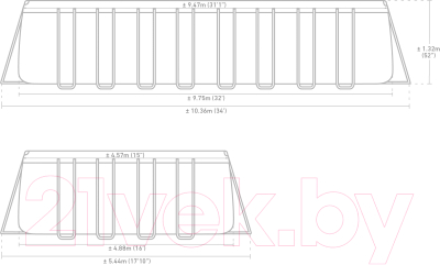 Каркасный бассейн Intex Ultra Frame / 26374- фото9