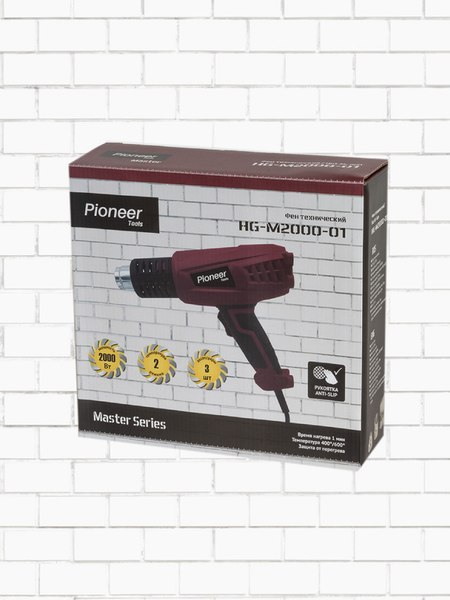 Строительный фен Pioneer HG-M2000-01- фото9