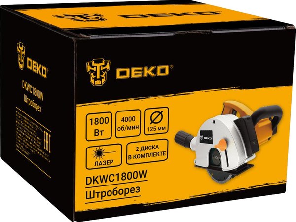 Штроборез Deko DKWC1800W / 083-1098- фото6