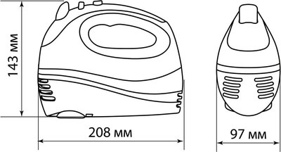 Миксер ручной TDM Зевс 2 / SQ4011-0002- фото7