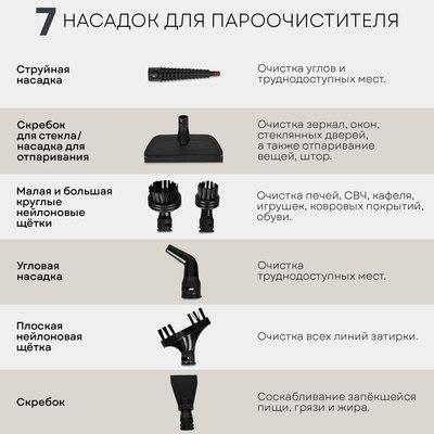 Пароочиститель PLANTA PL-SM03- фото8