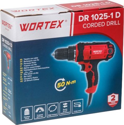 Дрель-шуруповерт Wortex DR 1025-1 D (1318793)- фото7