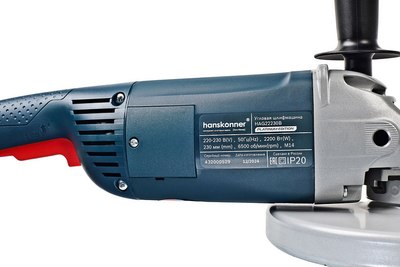 Угловая шлифовальная машина Hanskonner HAG22230B- фото7