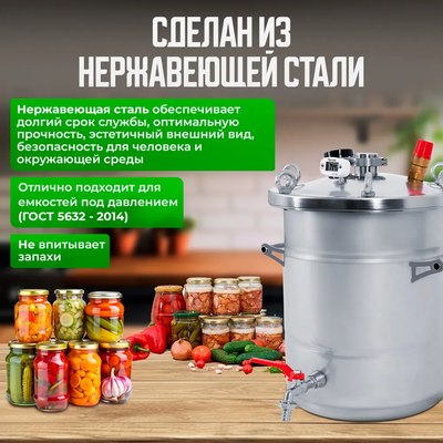 Автоклав для консервирования Helicon Крестьянка- фото10