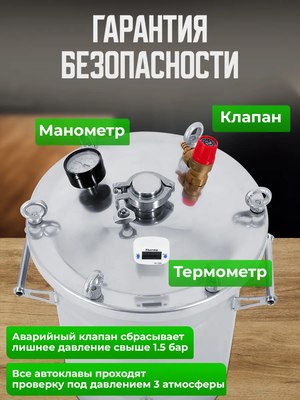 Автоклав для консервирования Helicon Крестьянка- фото4