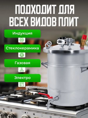 Автоклав для консервирования Helicon Крестьянка- фото8