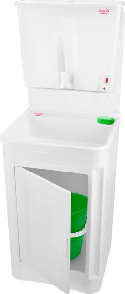 Умывальник для дачи Мастерица С пластиковой тумбой c ЭВН ЭВБО-22- фото