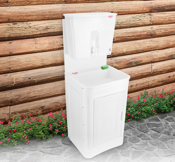 Умывальник для дачи Мастерица С пластиковой тумбой c ЭВН ЭВБО-22- фото6