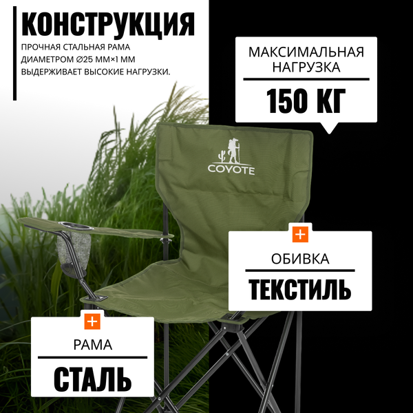 Кресло складное Coyote HYA016S- фото2