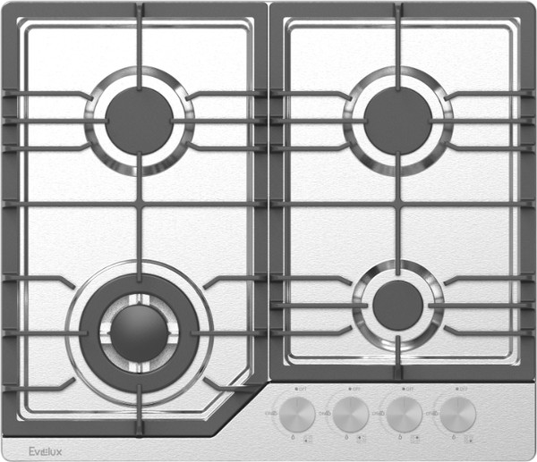 Газовая варочная панель Evelux HEG 638 X- фото