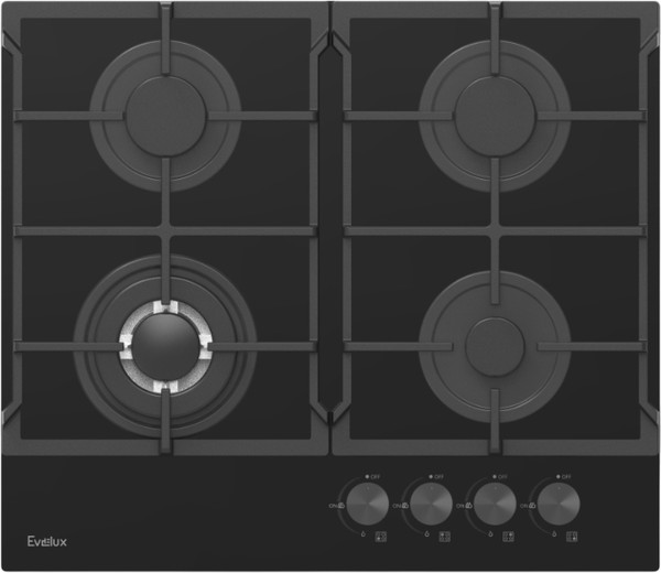 Газовая варочная панель Evelux HEG 675 BG- фото