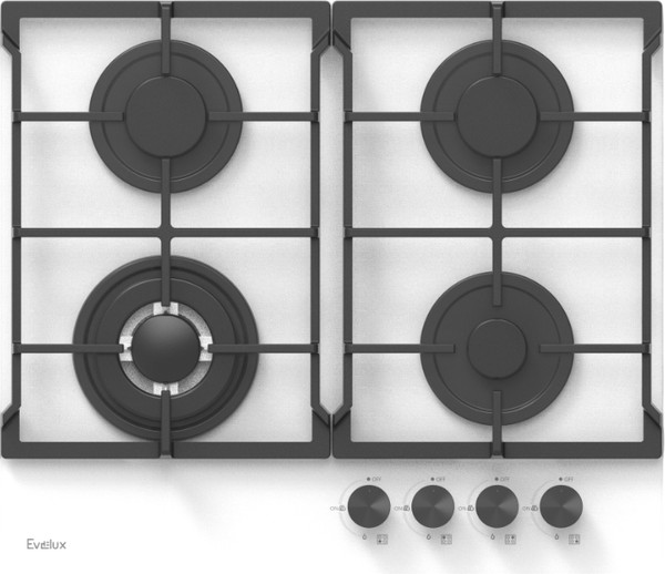 Газовая варочная панель Evelux HEG 675 WG- фото