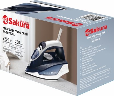 Утюг Sakura SA-3074CBL- фото2