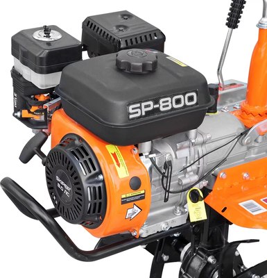 Миникультиватор бензиновый Skiper SP-800 + колеса Brado 19х7-8- фото3