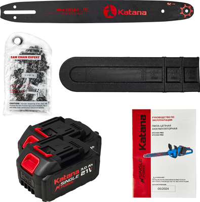 Пила цепная аккумуляторная Katana DT2103-PRO / KDT2103PRO.00- фото5
