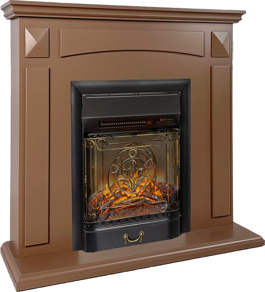 Каминокомплект Смолком Viking Std-Asp + Majestic-S Lux Bl LT Mocha Mousse 17-1230- фото2